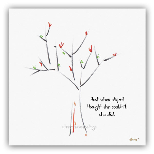 APRIL | Giclée Print Print TREES HAVE FEELINGS 