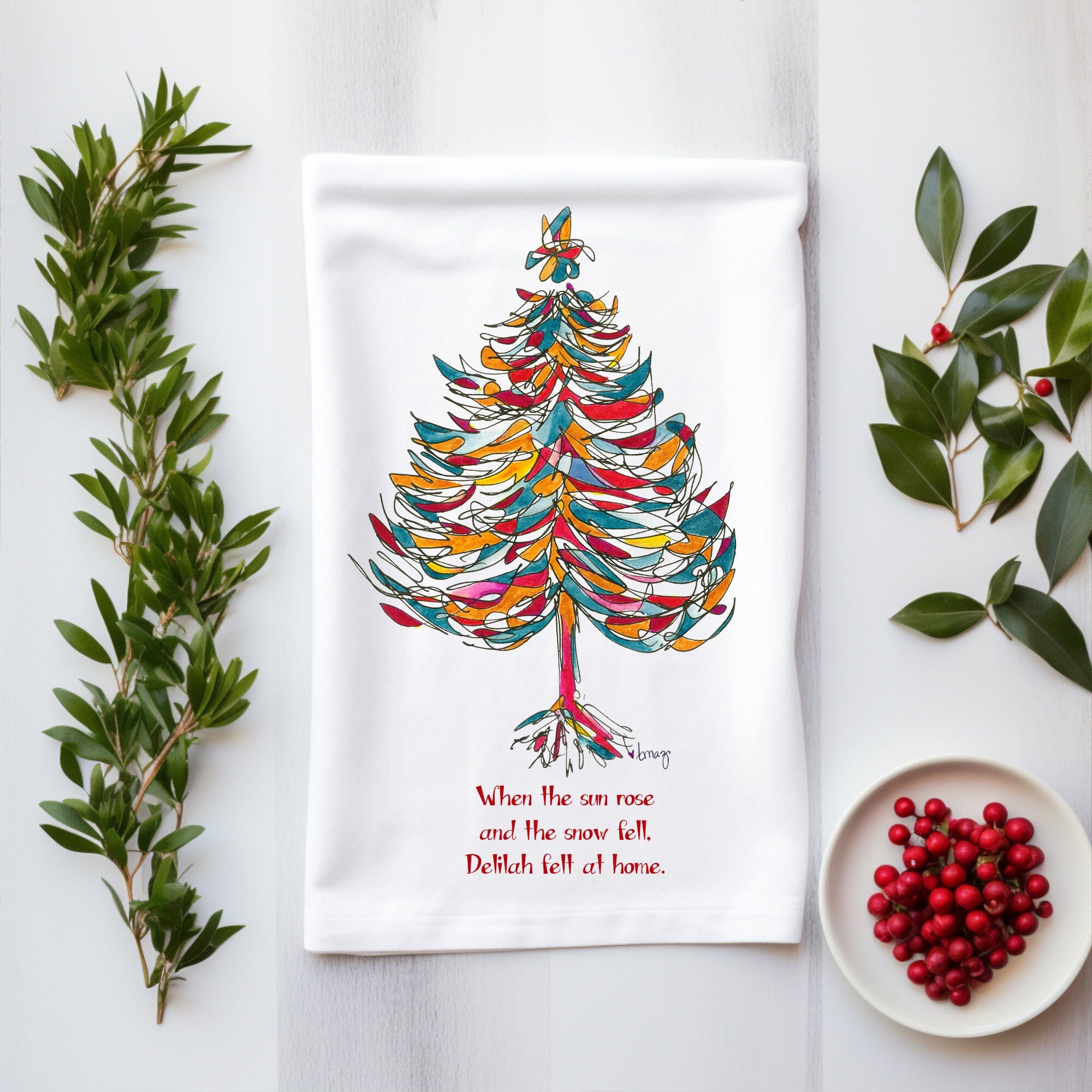 Delilah | Tea Towel tea towel TREES HAVE FEELINGS 