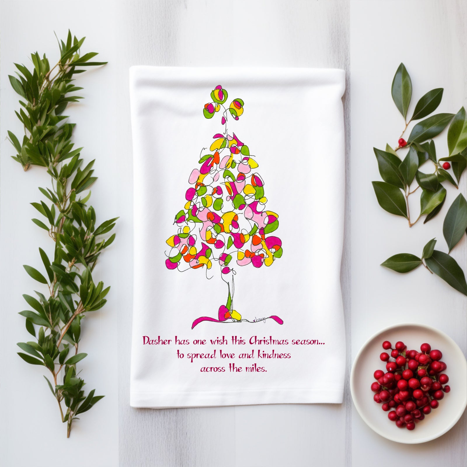 DASHER | Tea Towel