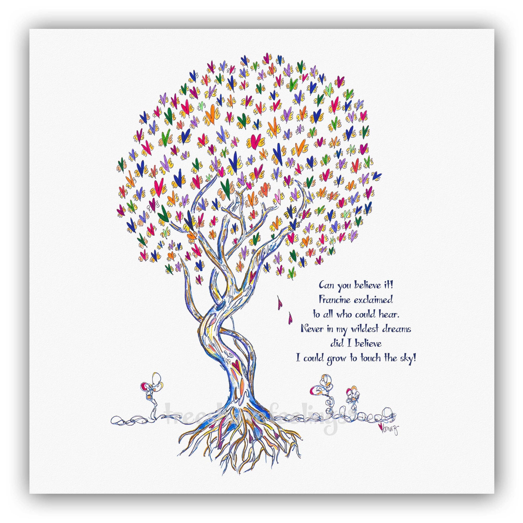 FRANCINE | Giclée Print Print TREES HAVE FEELINGS 