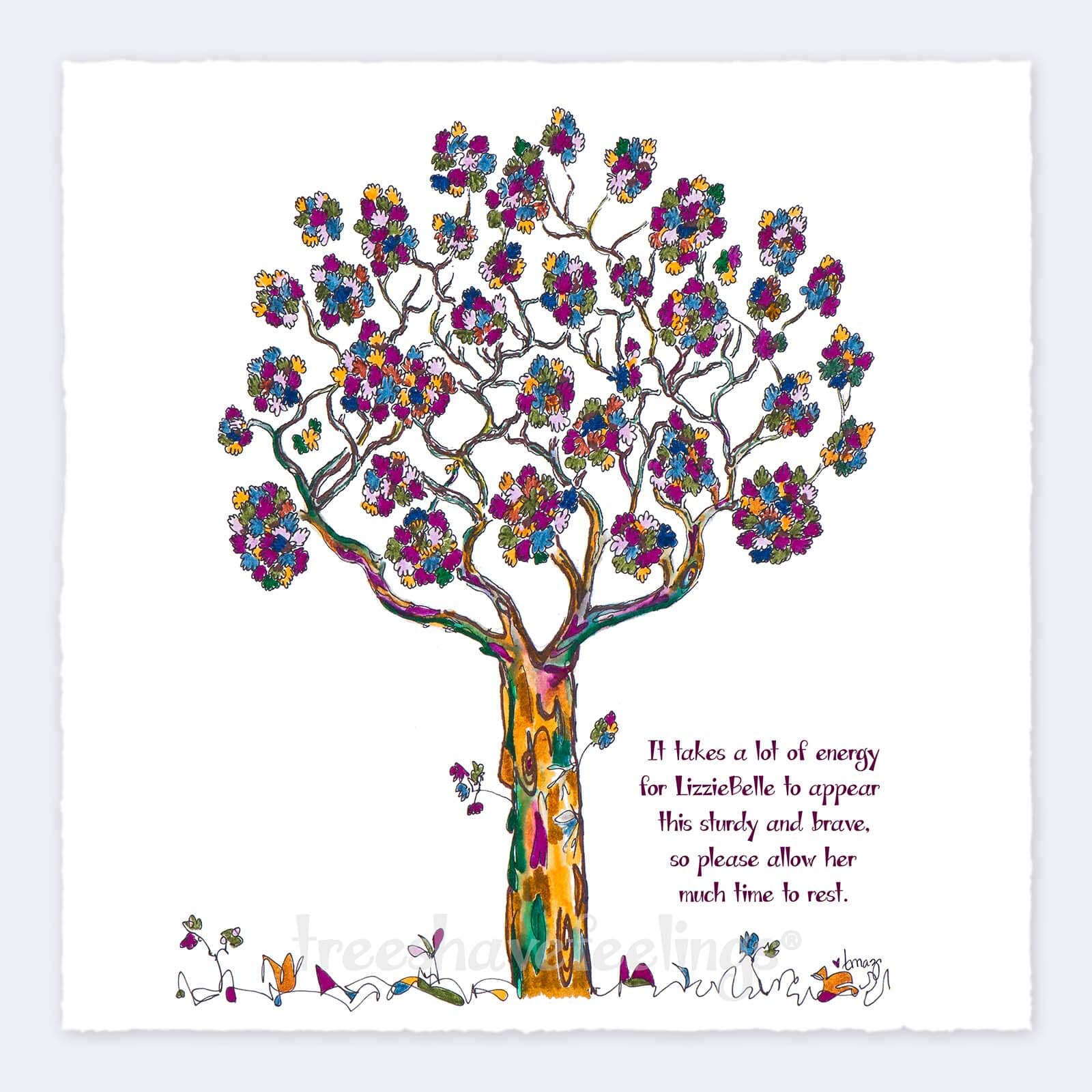 LIZZIEBELLE| Giclée Print Print TREES HAVE FEELINGS 