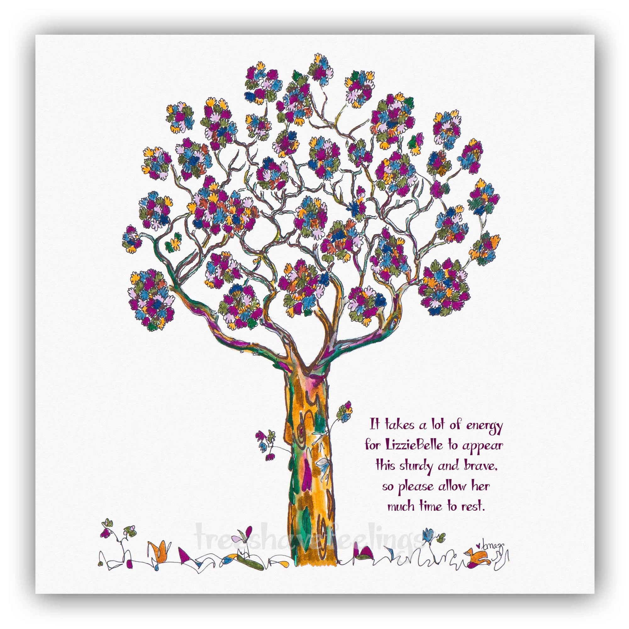 LIZZIEBELLE| Giclée Print Print TREES HAVE FEELINGS 