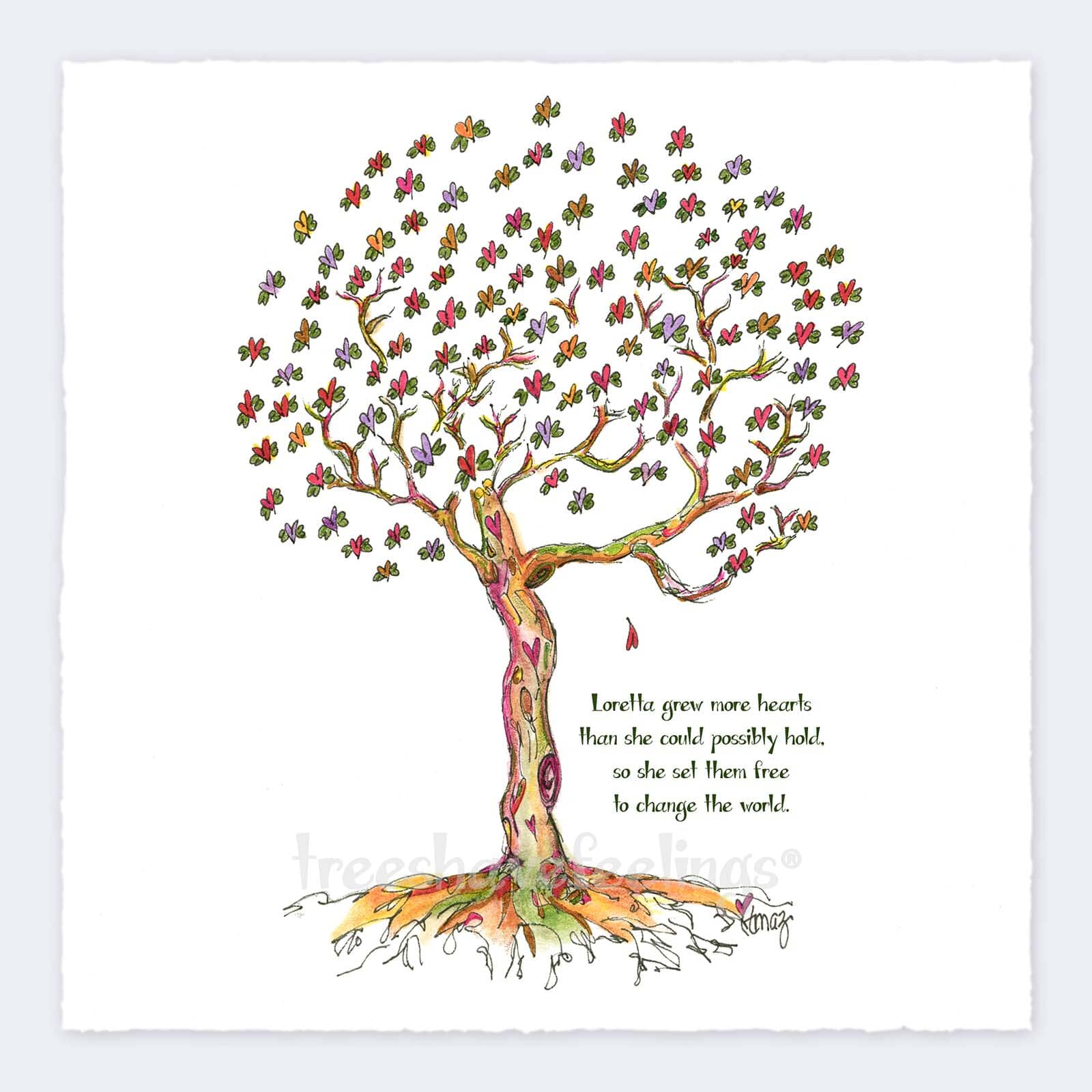 LORETTA | Giclée Print Print TREES HAVE FEELINGS 