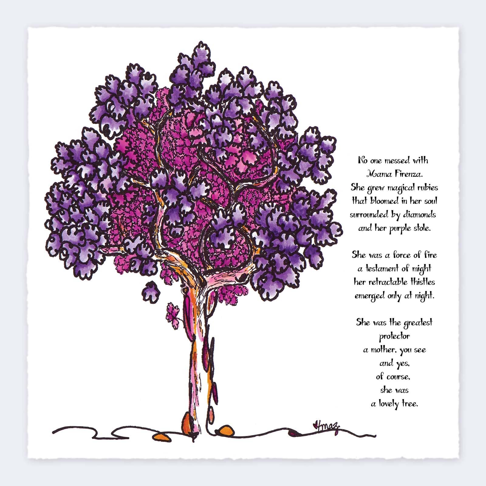 MAMA FIRENZA | Giclée Print Print TREES HAVE FEELINGS 