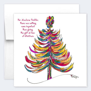 2025 CHRISTMAS & HOLIDAYCARDS | 5"x 5” folded | Pack of 8 TREES HAVE FEELINGS 