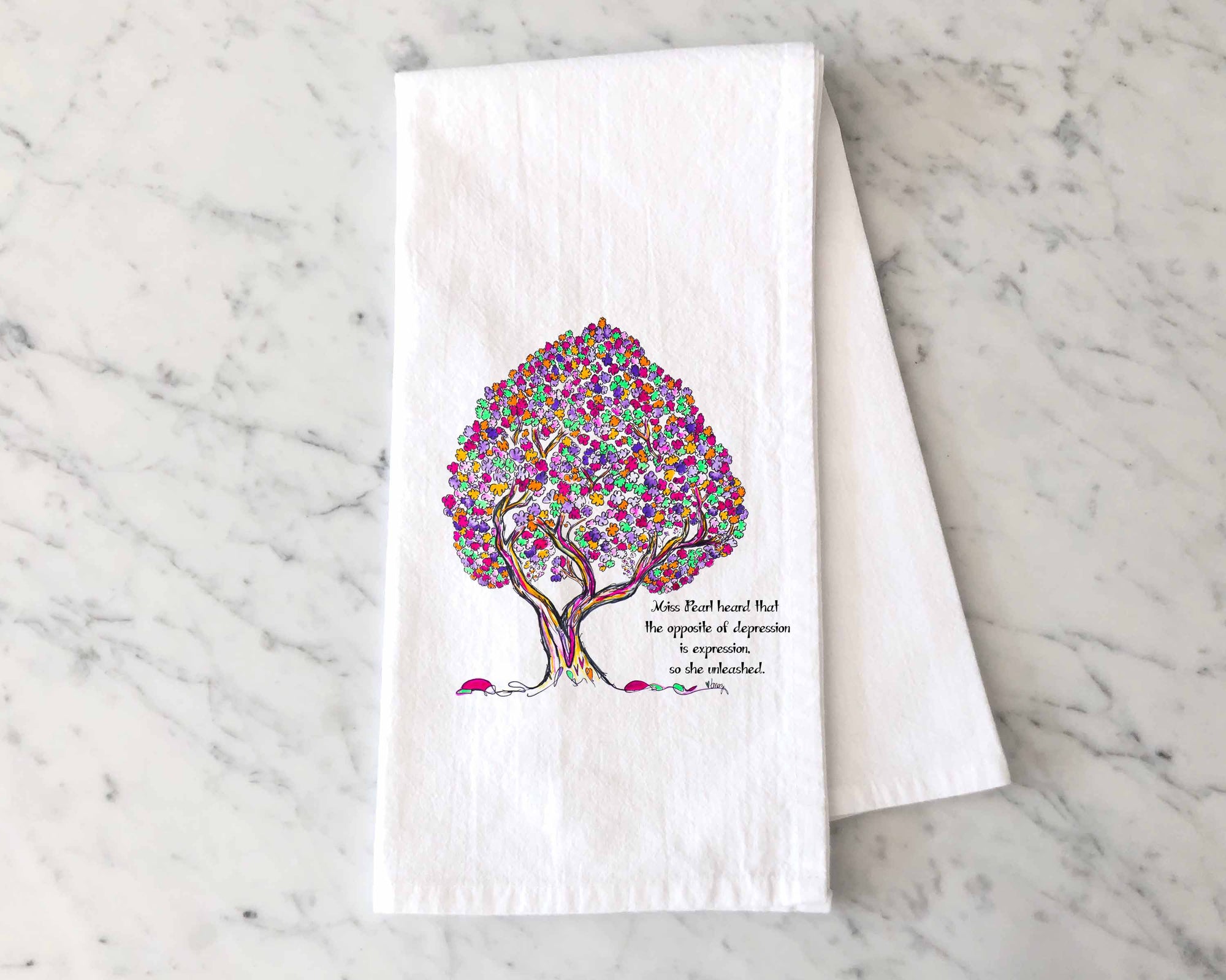 MISS PEARL | Tea Towel tea towel TREES HAVE FEELINGS 