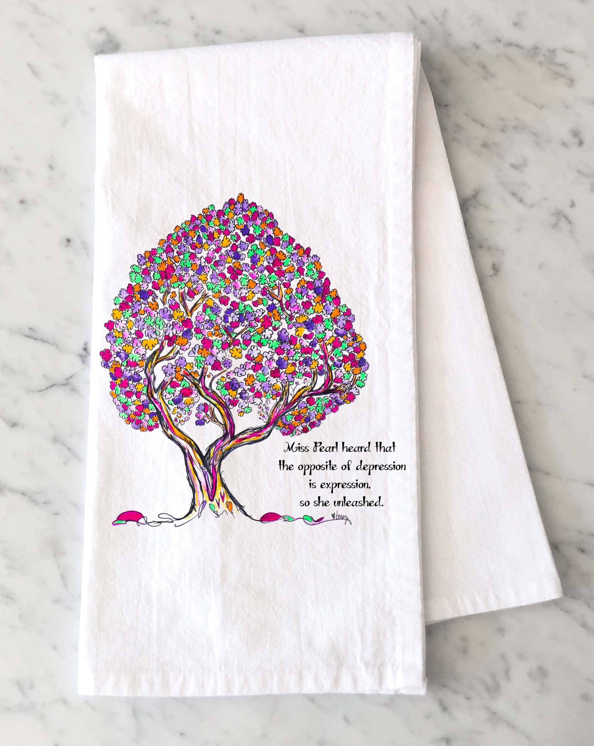 MISS PEARL | Tea Towel tea towel TREES HAVE FEELINGS 