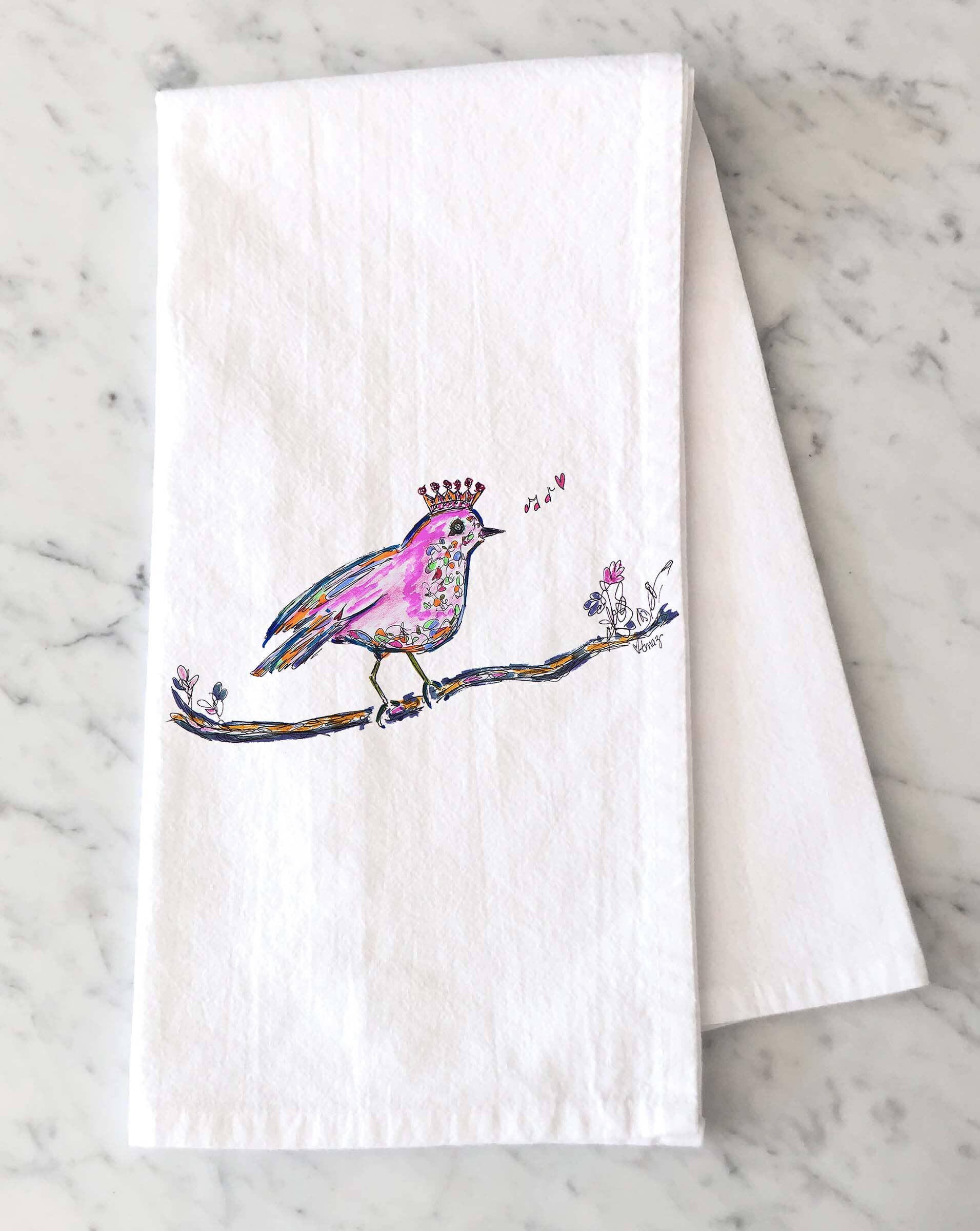 SAPPHIRE THE SONGBIRD | Tea Towel tea towel TREES HAVE FEELINGS 