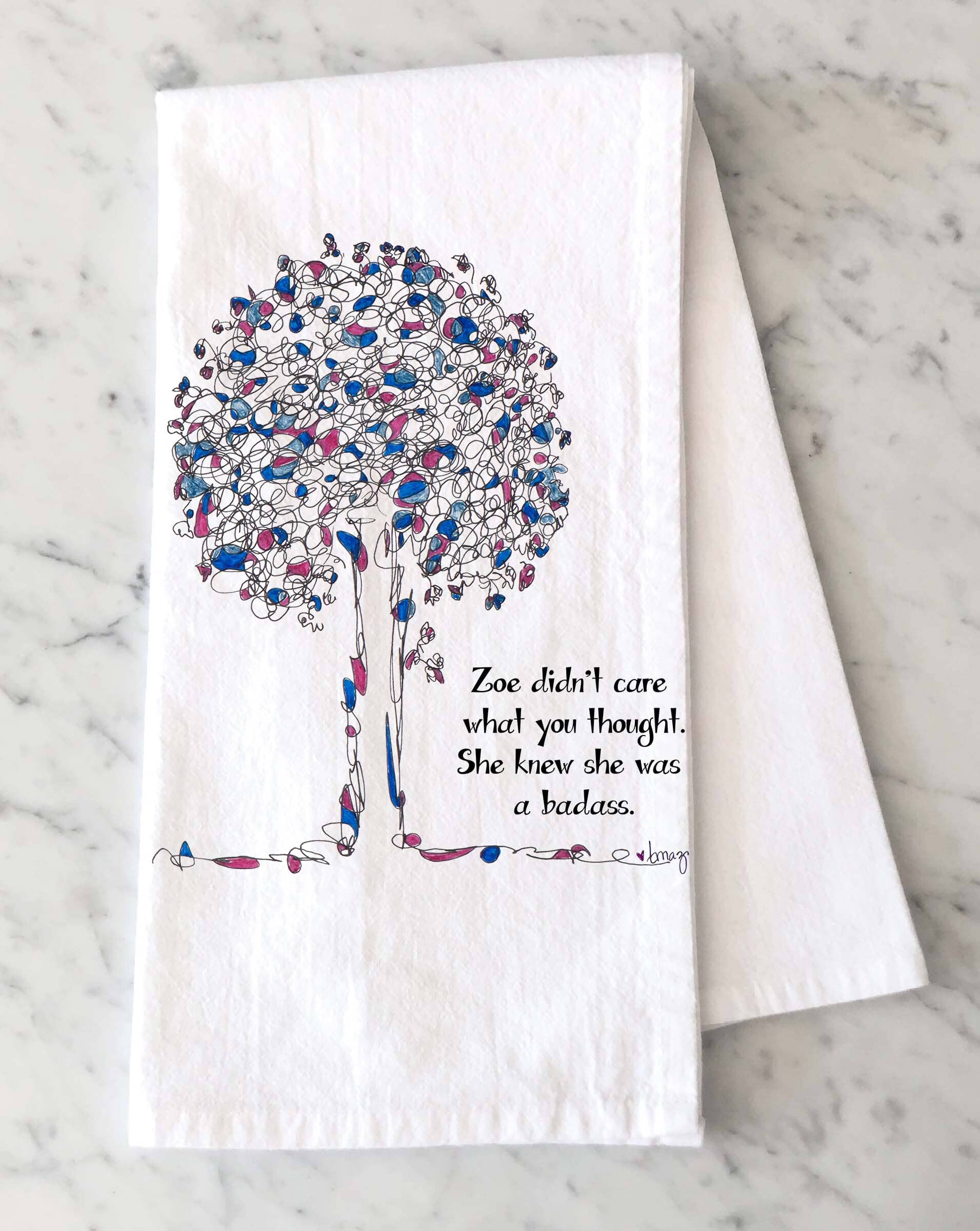 ZOE | Tea Towel tea towel TREES HAVE FEELINGS 