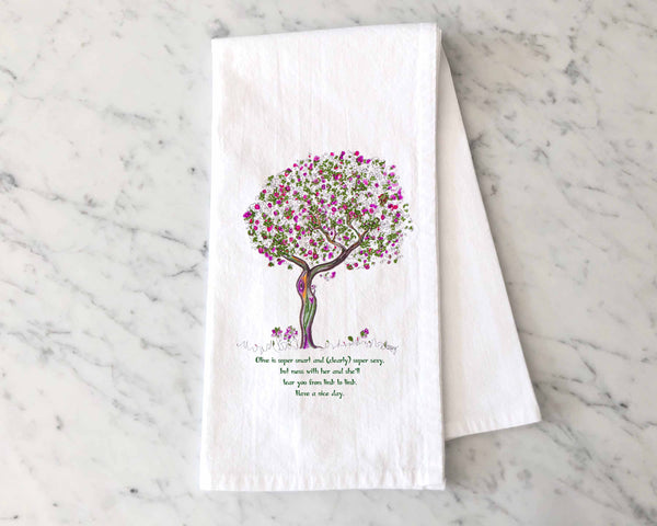 OLIVE | Tea Towel tea towel TREES HAVE FEELINGS 