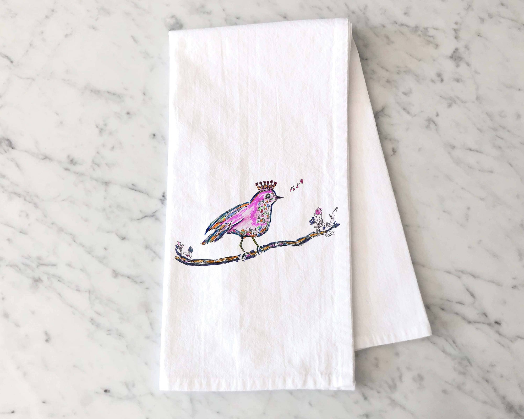 SAPPHIRE THE SONGBIRD | Tea Towel tea towel TREES HAVE FEELINGS 