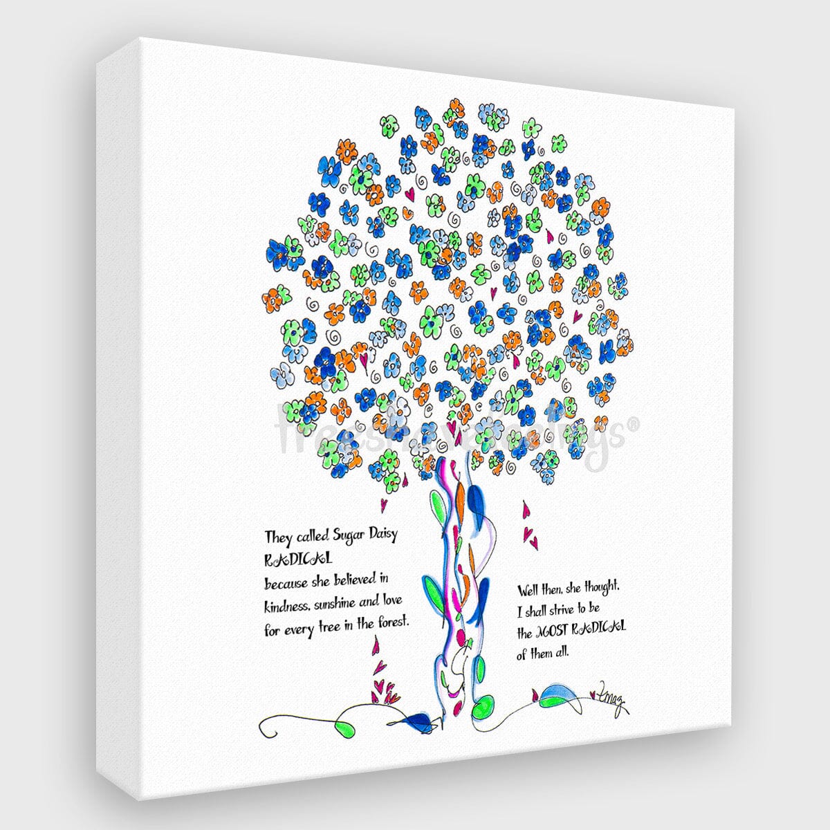 SUGAR DAISY | Canvas Canvas TREES HAVE FEELINGS 