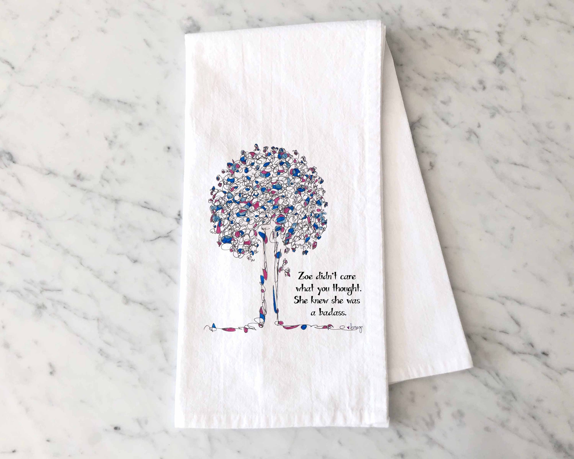 ZOE | Tea Towel tea towel TREES HAVE FEELINGS 