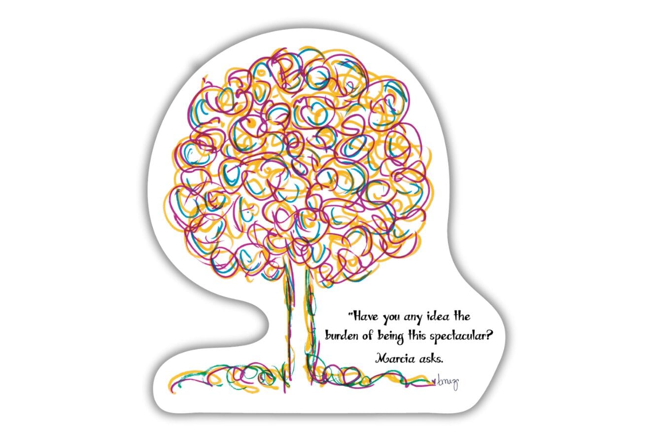 MARCIA | Vinyl Sticker sticker TREES HAVE FEELINGS 