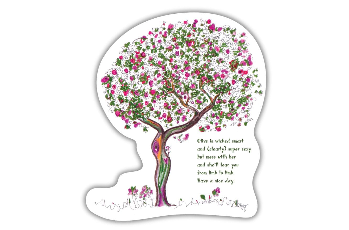 Olive | Vinyl Sticker sticker TREES HAVE FEELINGS 