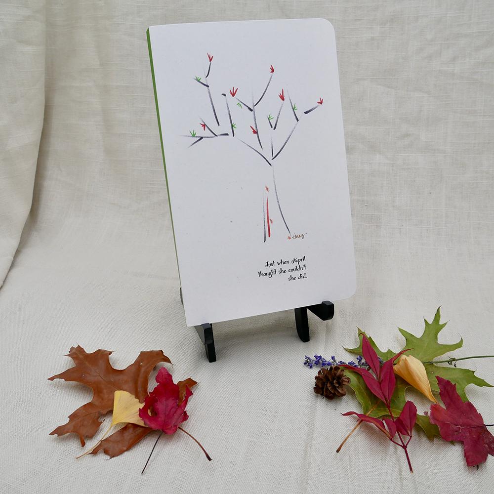 BOX OF 4 JOURNALS | 5.25"x8.25" Softcover | Lined | 144 pages journal TREES HAVE FEELINGS 