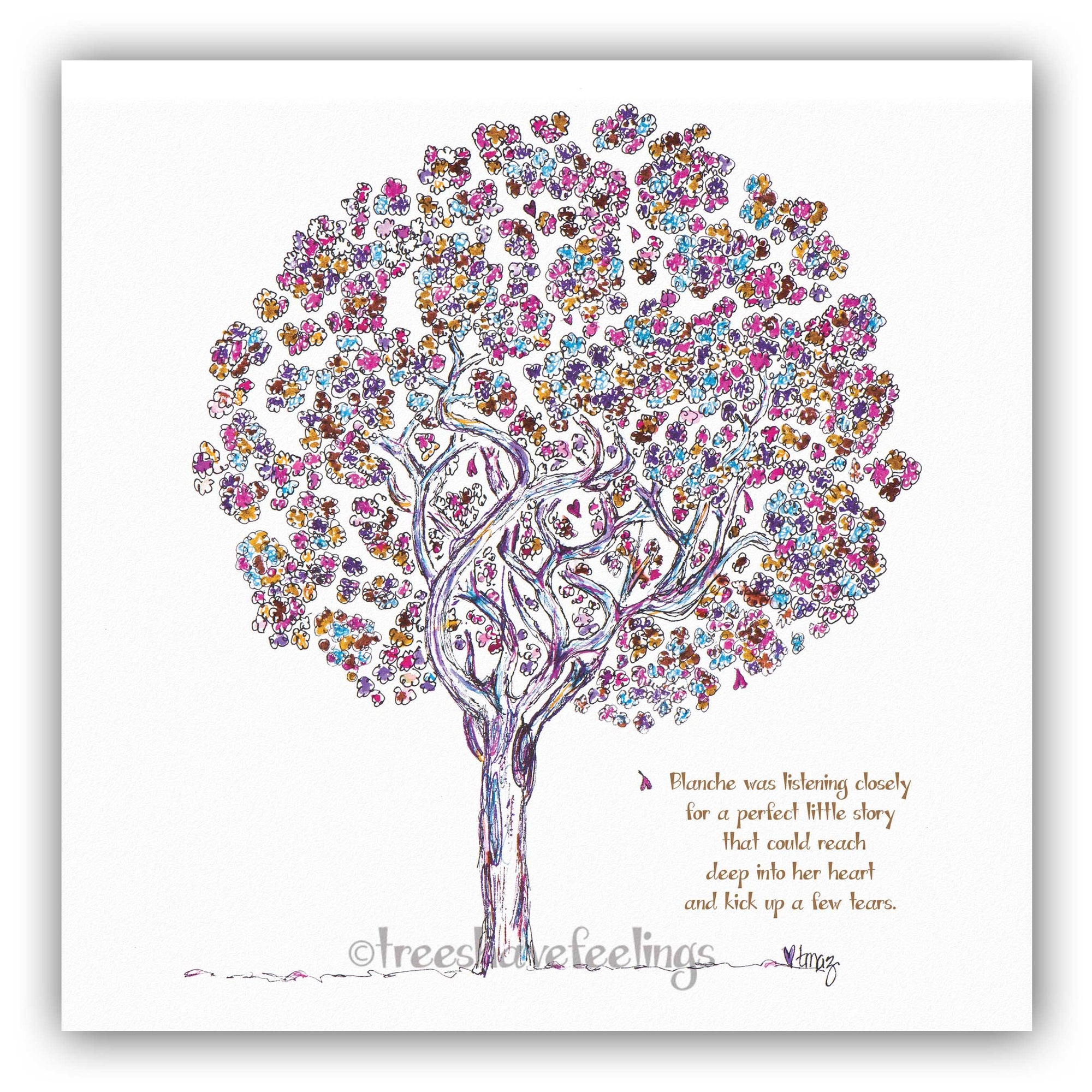 BLANCHE | Giclée Print Print TREES HAVE FEELINGS 