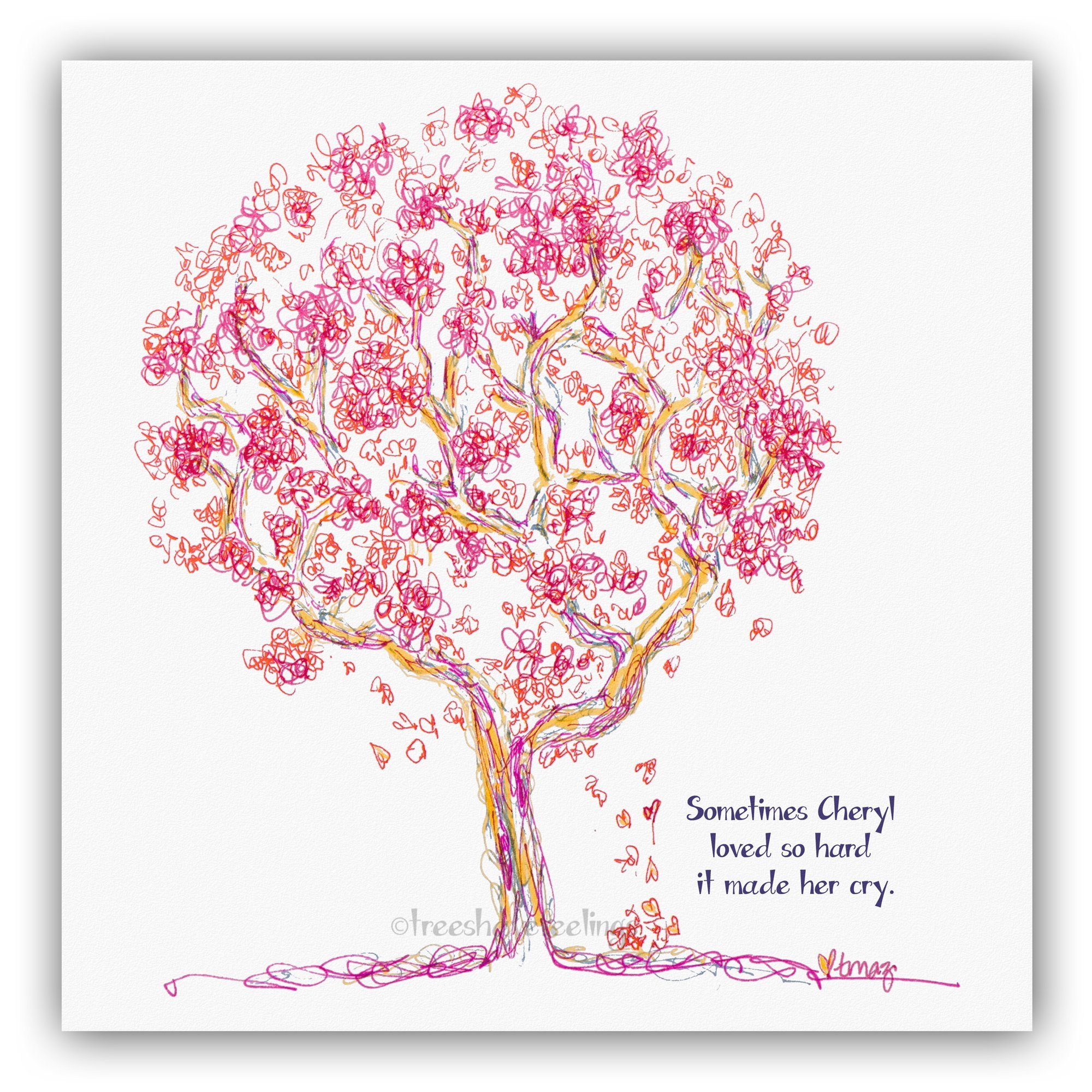 CHERYL | Giclée Print Print TREES HAVE FEELINGS 