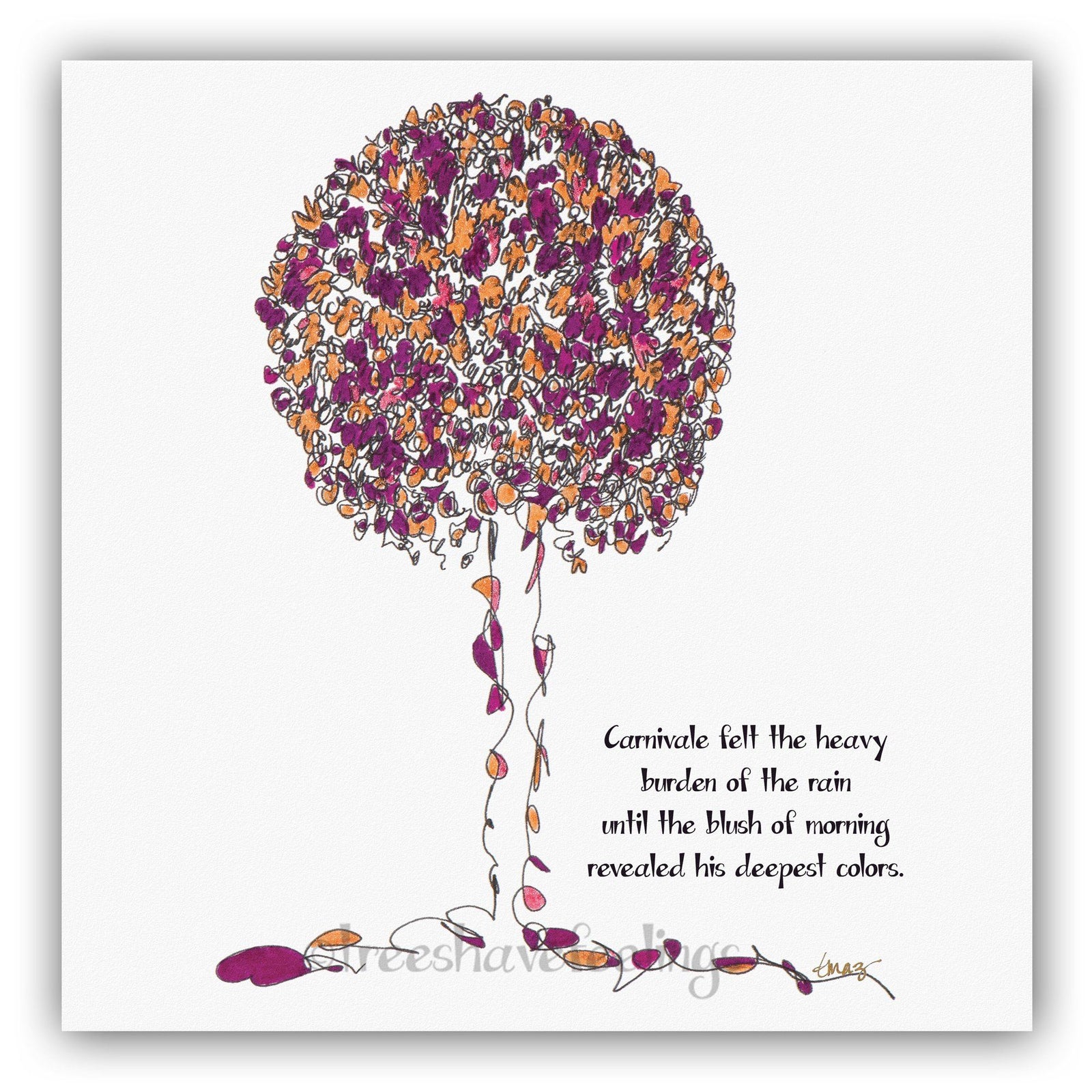 CARNIVALE | Giclée Print Print TREES HAVE FEELINGS 