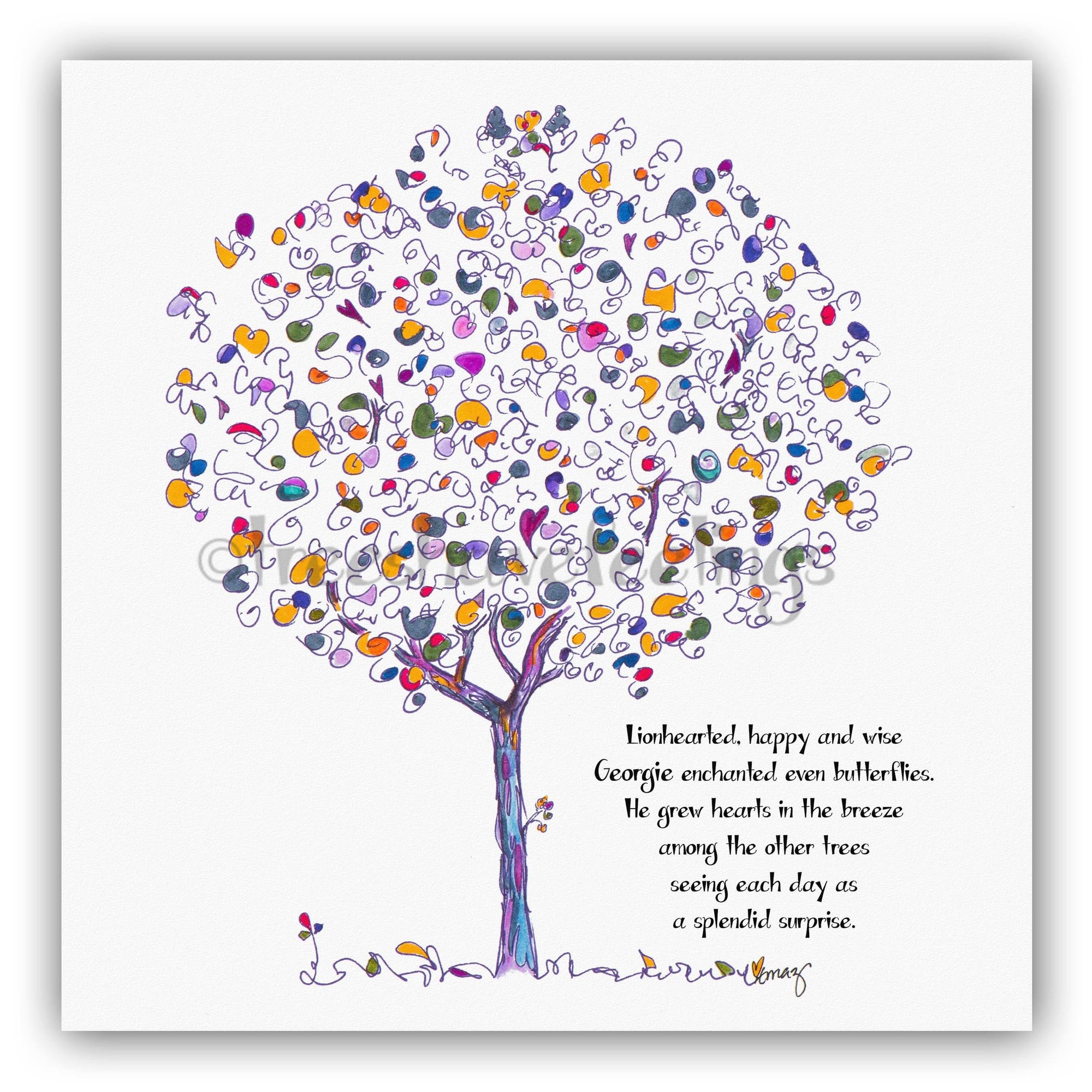 GEORGIE | Giclée Print Print TREES HAVE FEELINGS 