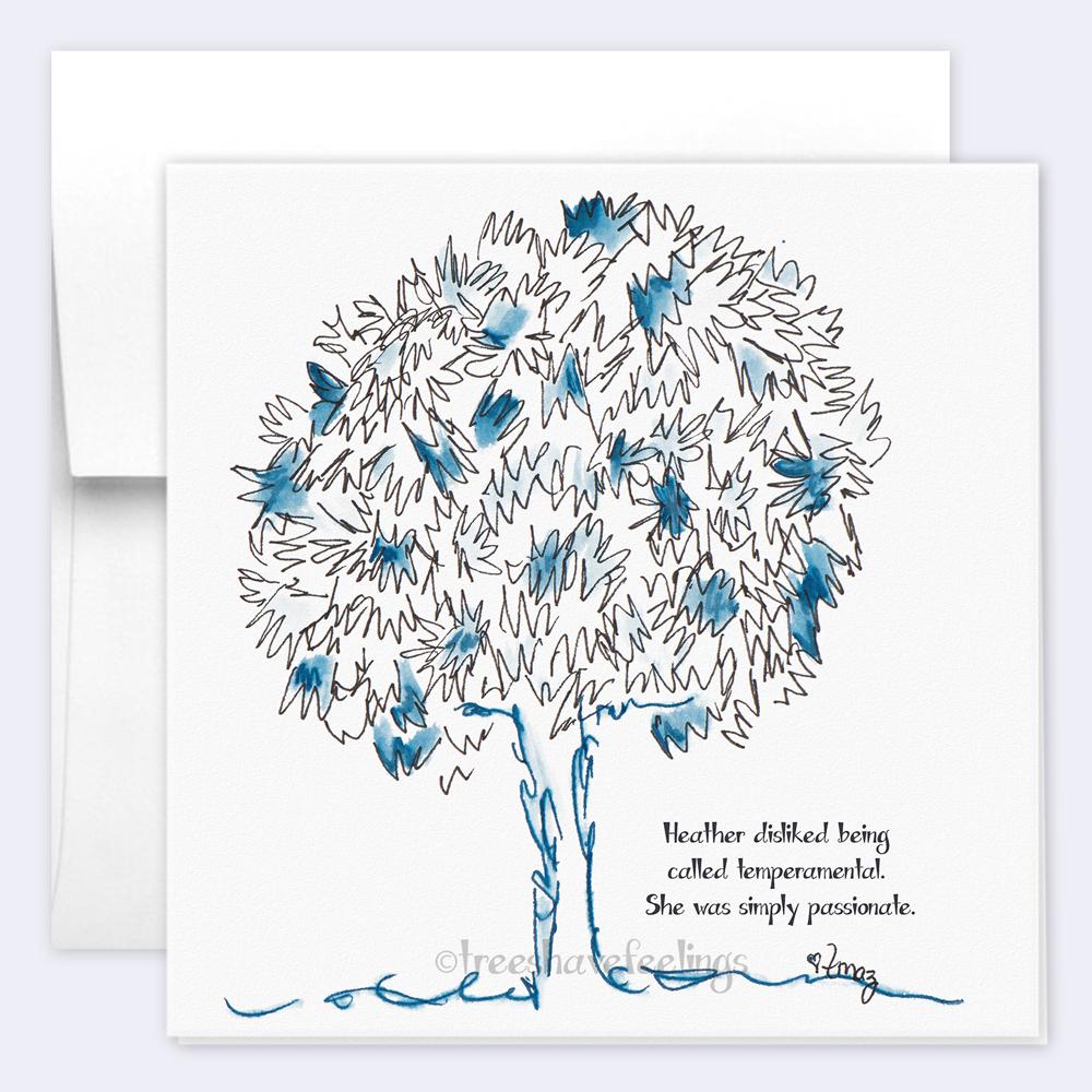 HEATHER | Single Card card TREES HAVE FEELINGS 