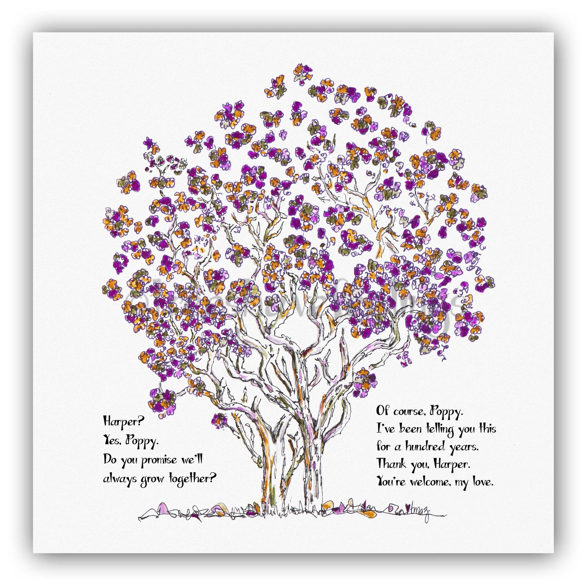 HARPER & POPPY | Giclée Print Print TREES HAVE FEELINGS 