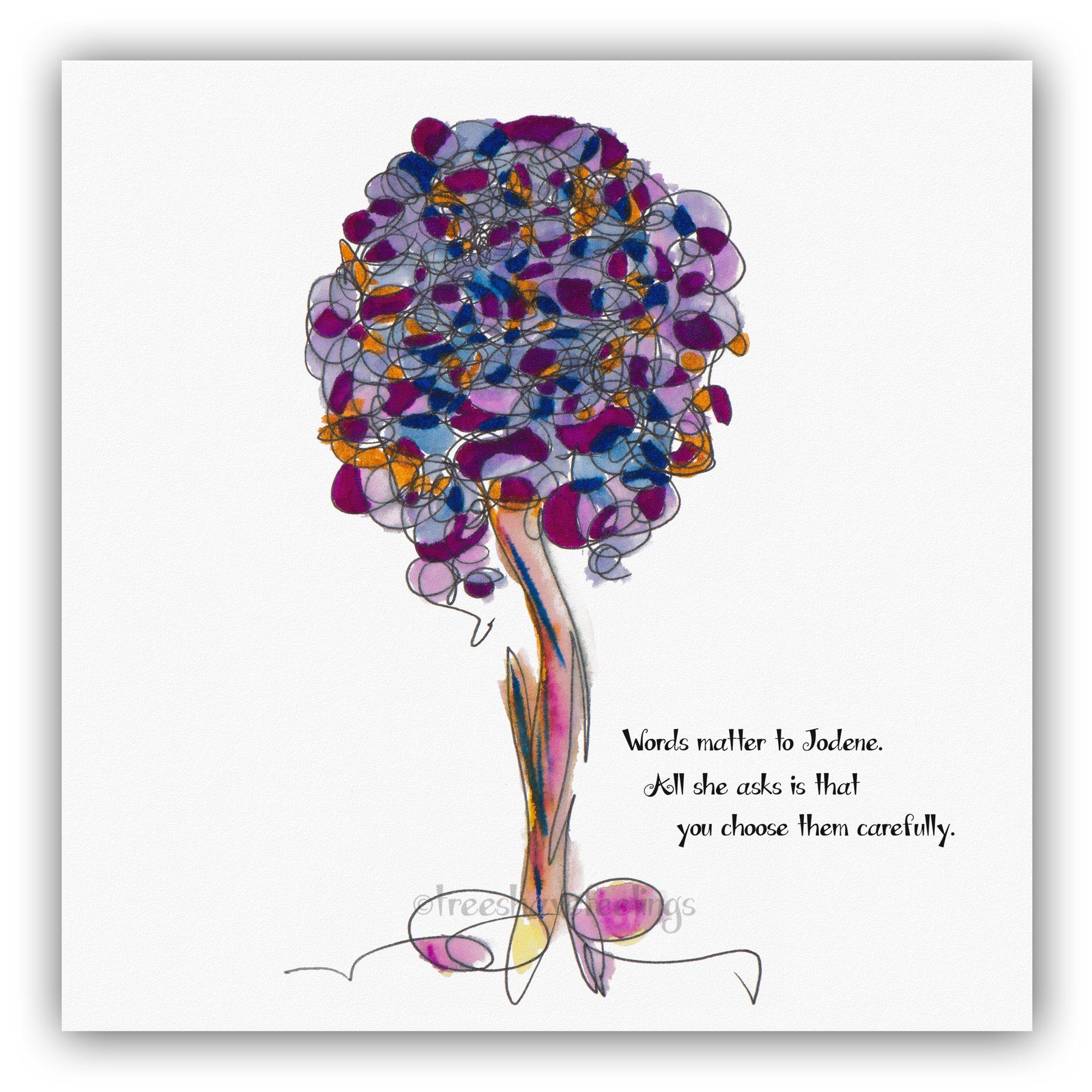 JODENE | Giclée Print Print TREES HAVE FEELINGS 