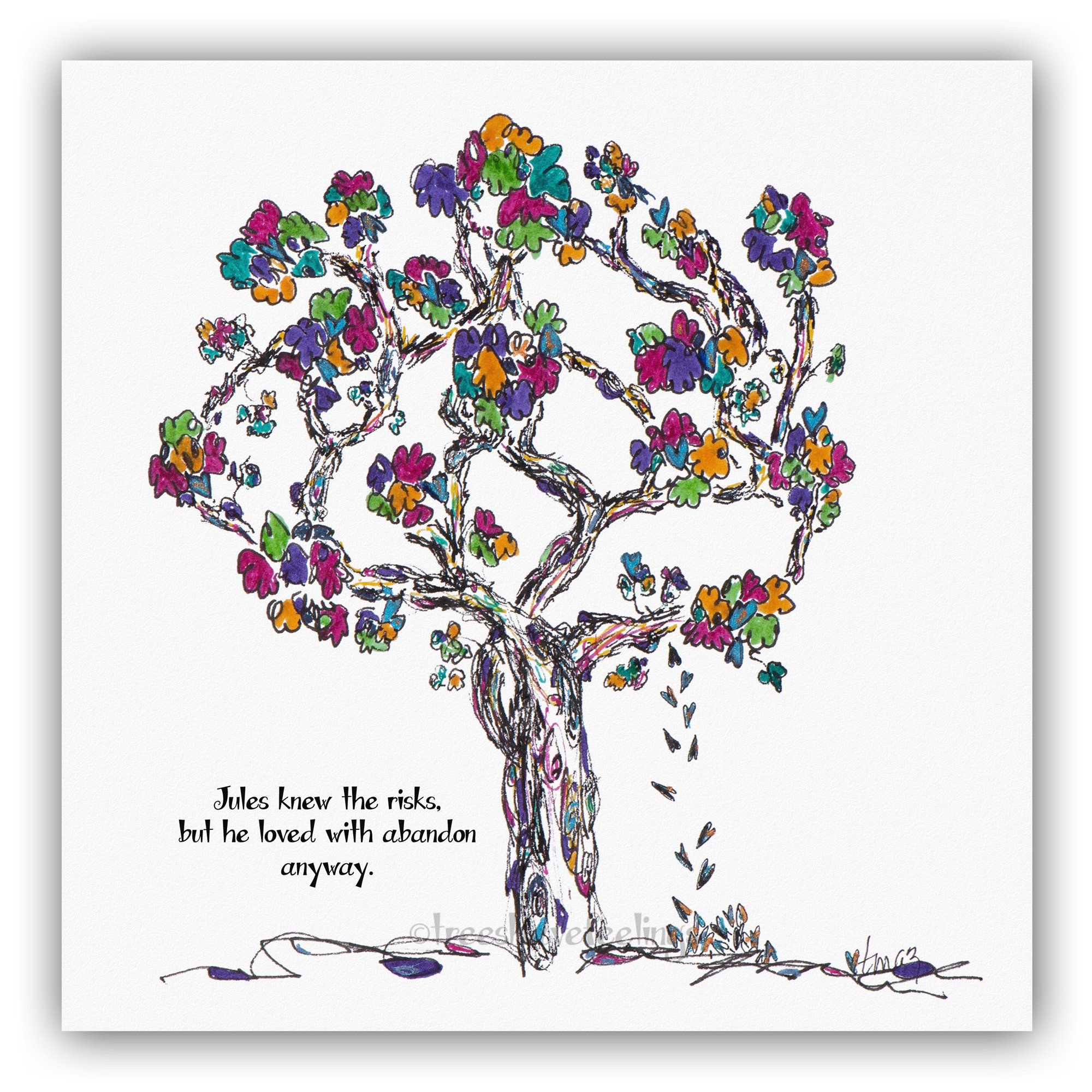 JULES | Giclée Print Print TREES HAVE FEELINGS 