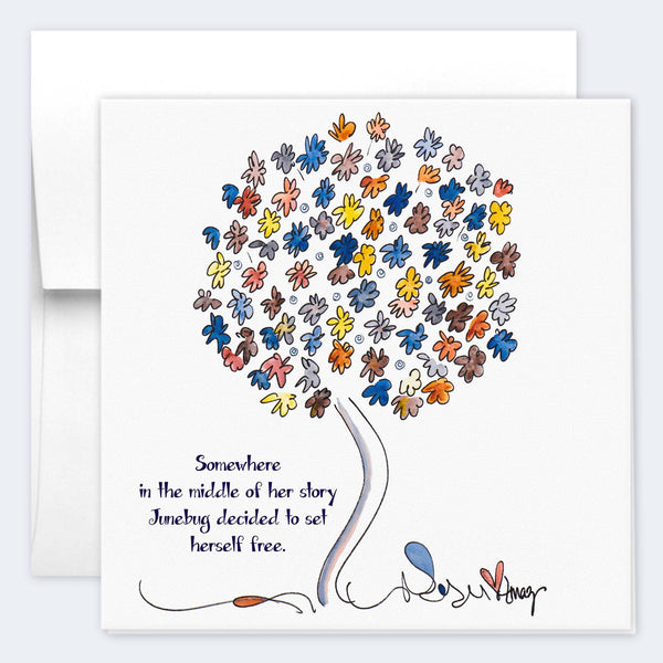 JUNEBUG | Single Card card TREES HAVE FEELINGS 