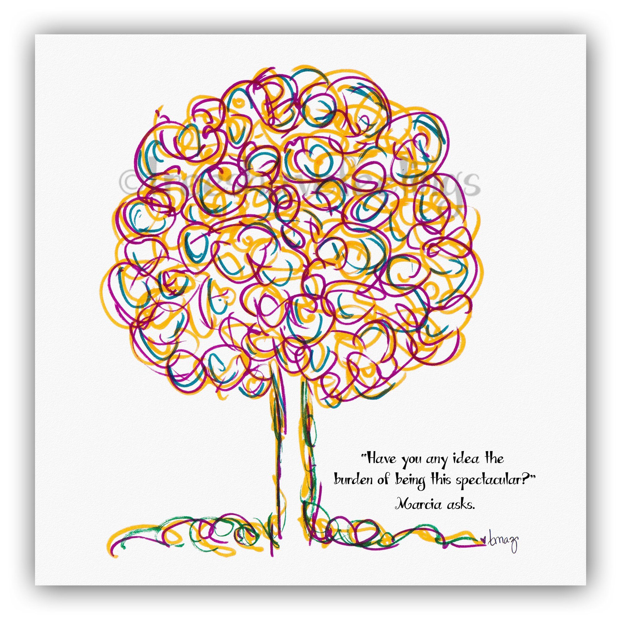 MARCIA | Giclée Print | TREES HAVE FEELINGS