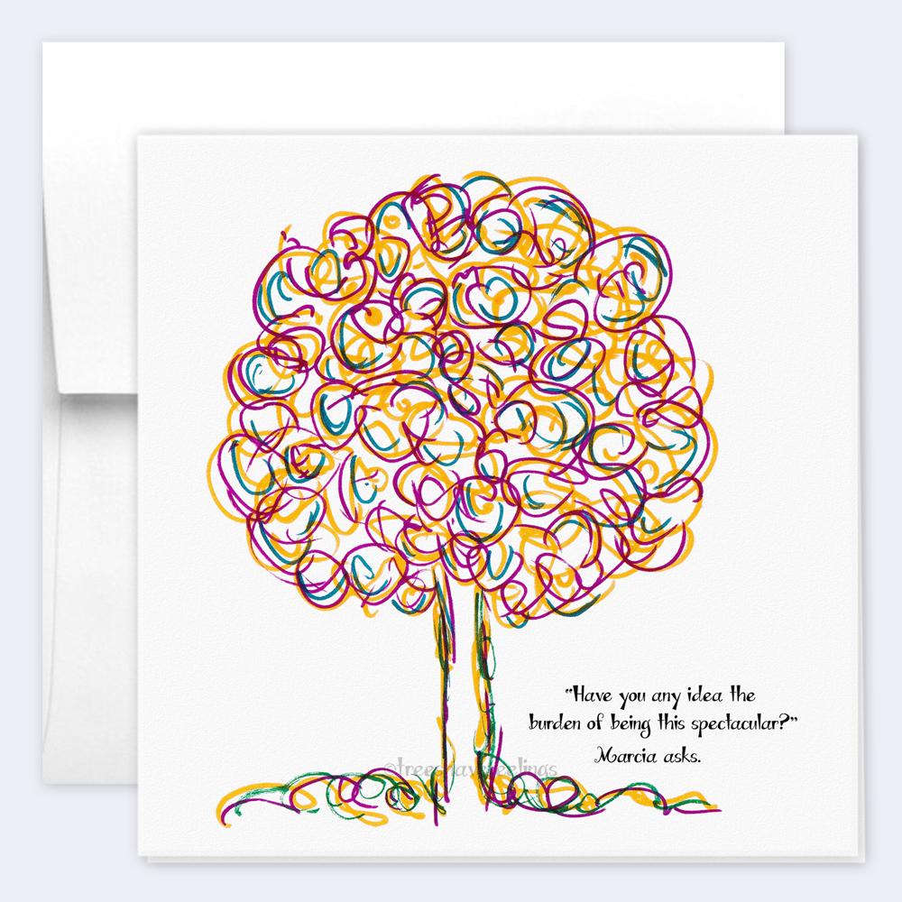 MARCIA | Single Card card TREES HAVE FEELINGS 