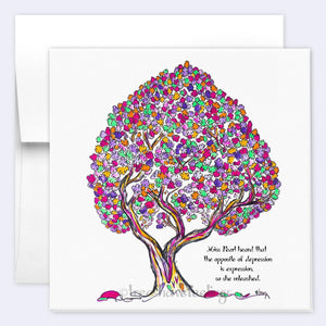 MISS PEARL | Single Card card TREES HAVE FEELINGS 