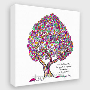 MISS PEARL | Canvas Canvas TREES HAVE FEELINGS 8"x8" 