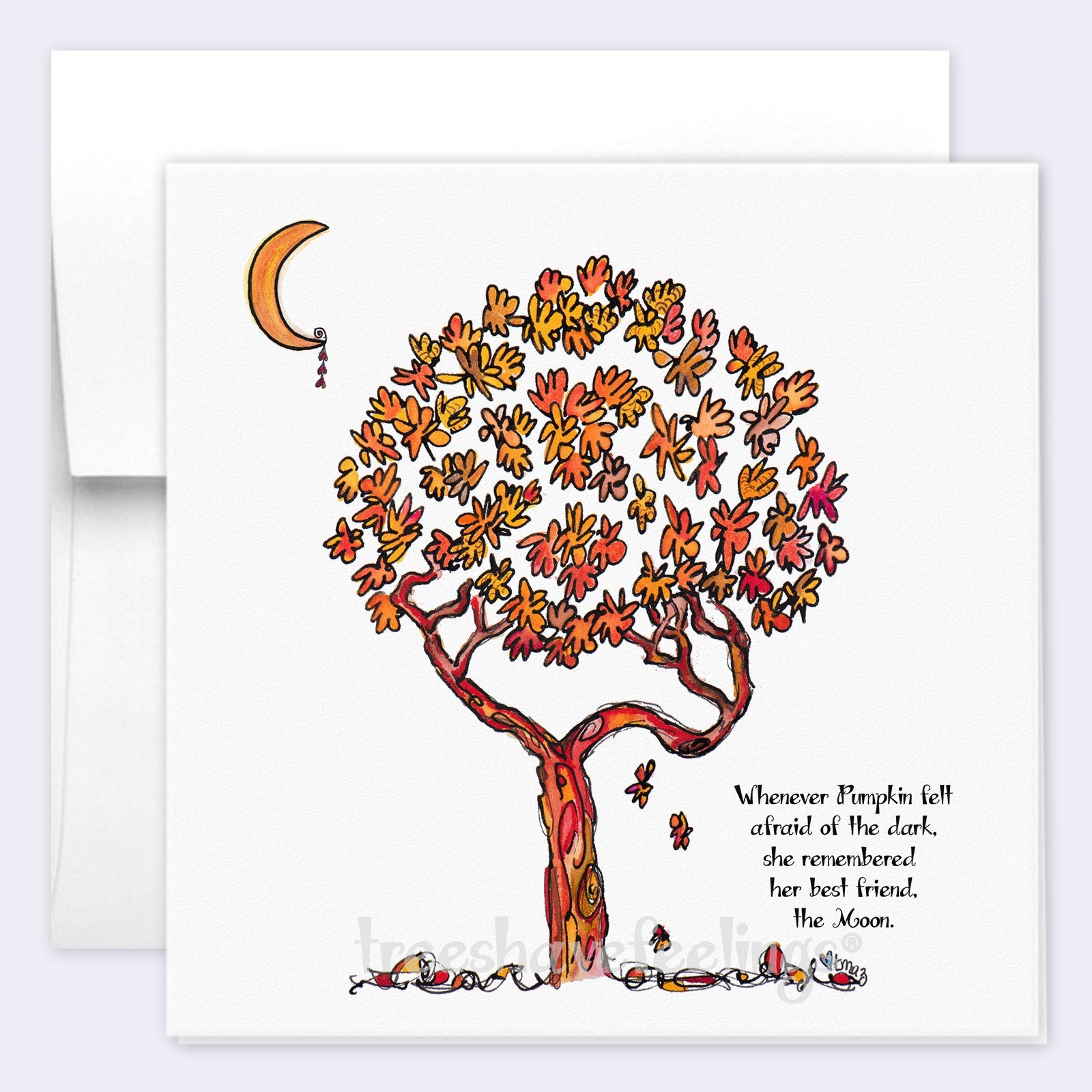 PUMPKIN | Single Card card TREES HAVE FEELINGS 