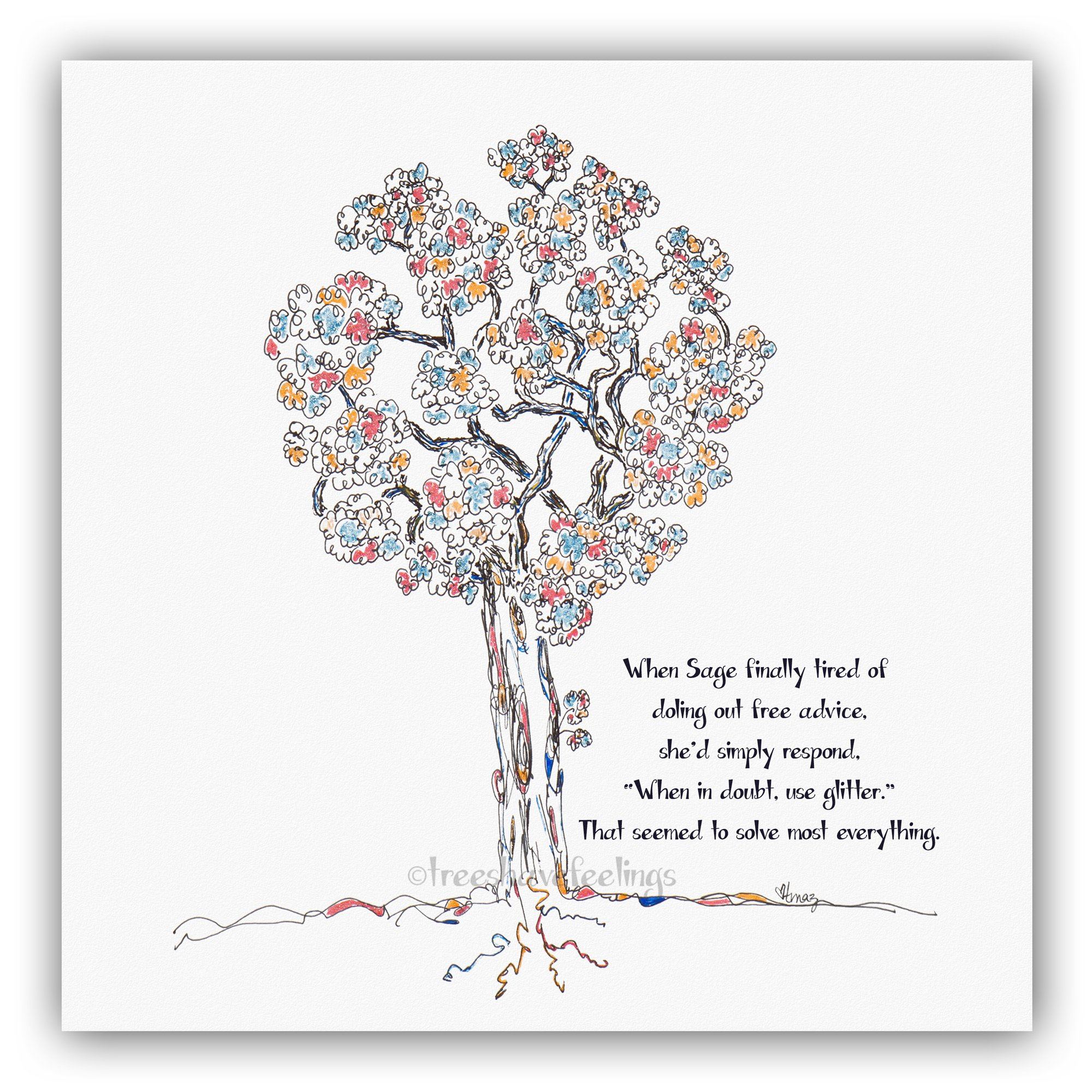 SAGE | Giclée Print Print TREES HAVE FEELINGS 