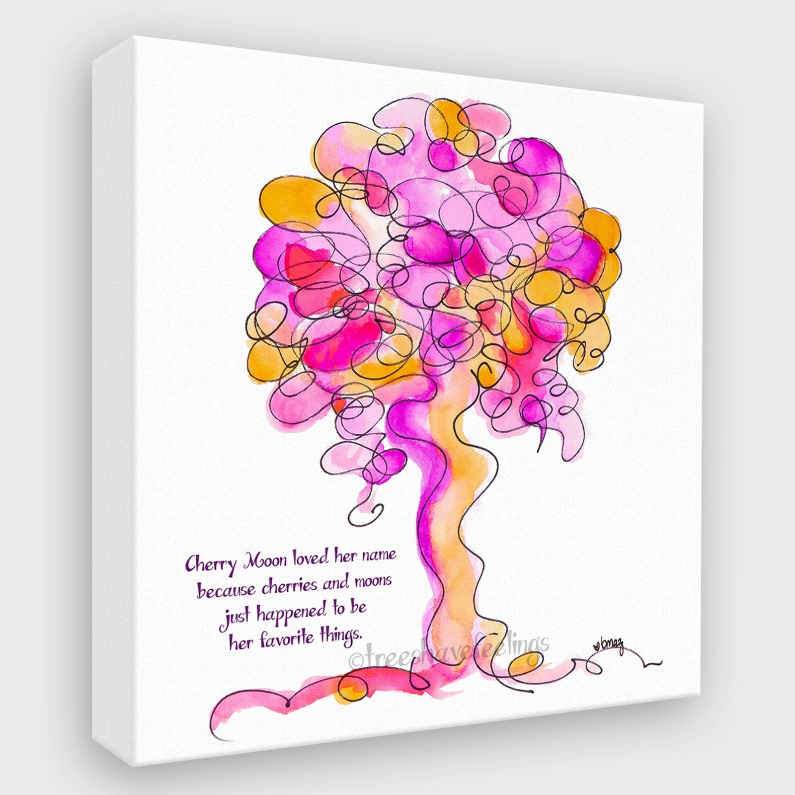 CHERRY MOON | Canvas Canvas TREES HAVE FEELINGS 