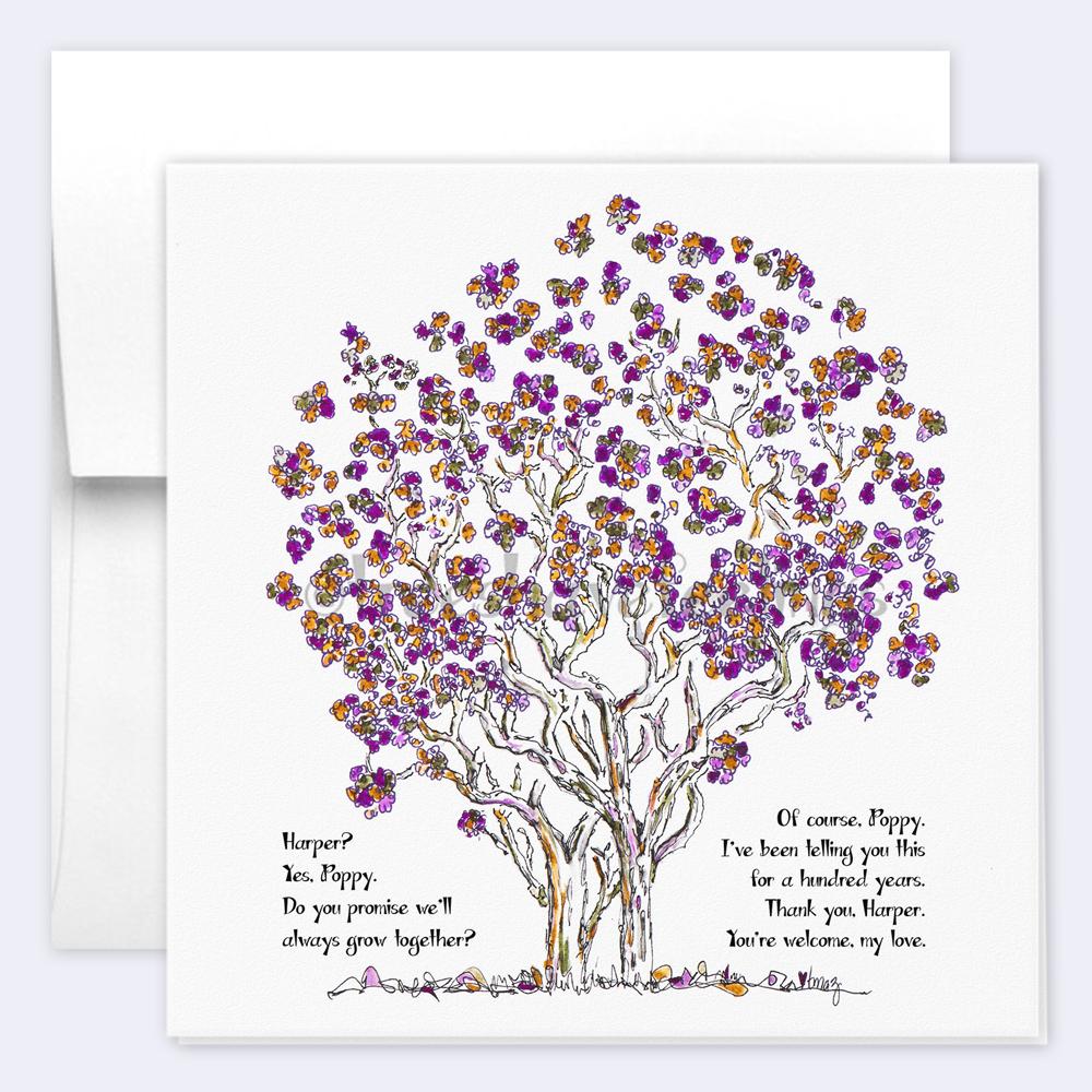 HARPER & POPPY | Single Card card TREES HAVE FEELINGS 