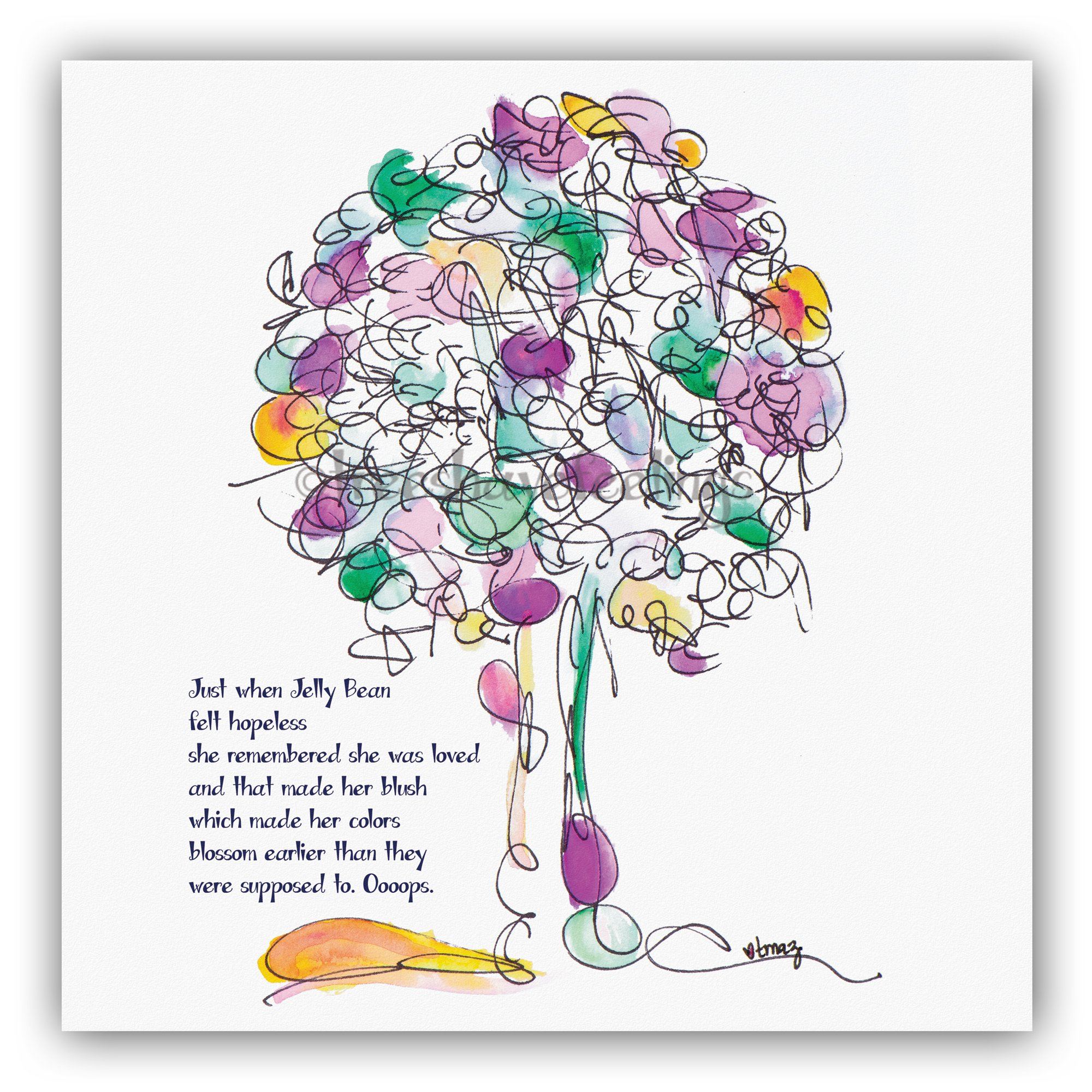 JELLY BEAN | Giclée Print Print TREES HAVE FEELINGS 