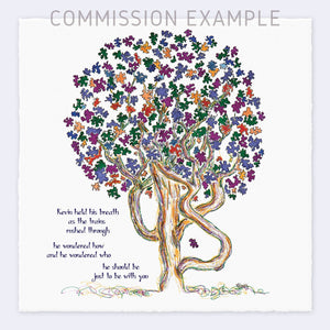 Order your Personal Commission | 8"x8" Print TREES HAVE FEELINGS 