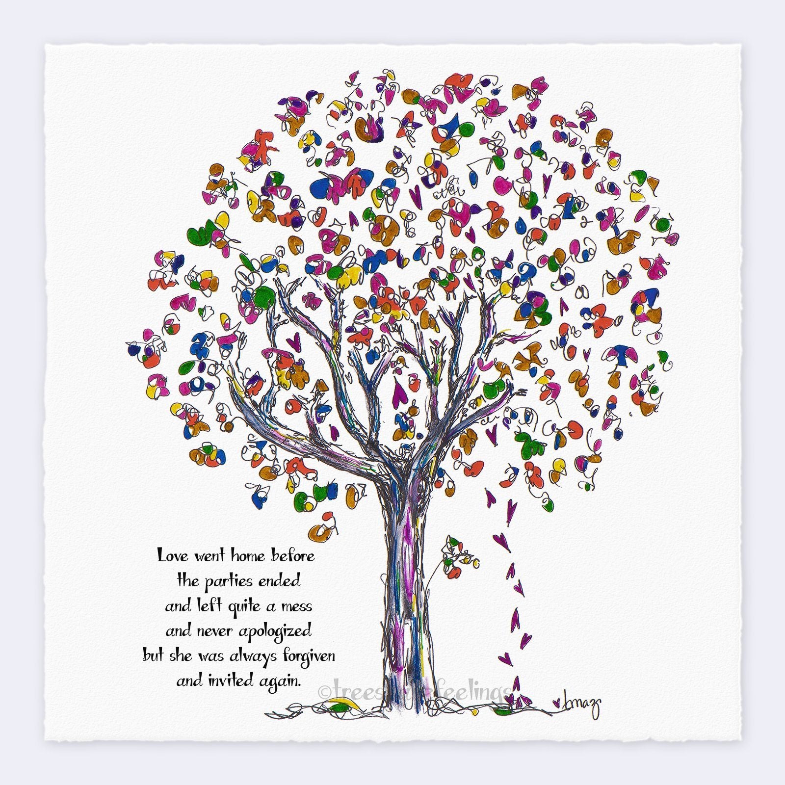 LOVE | Giclée Print Print TREES HAVE FEELINGS 