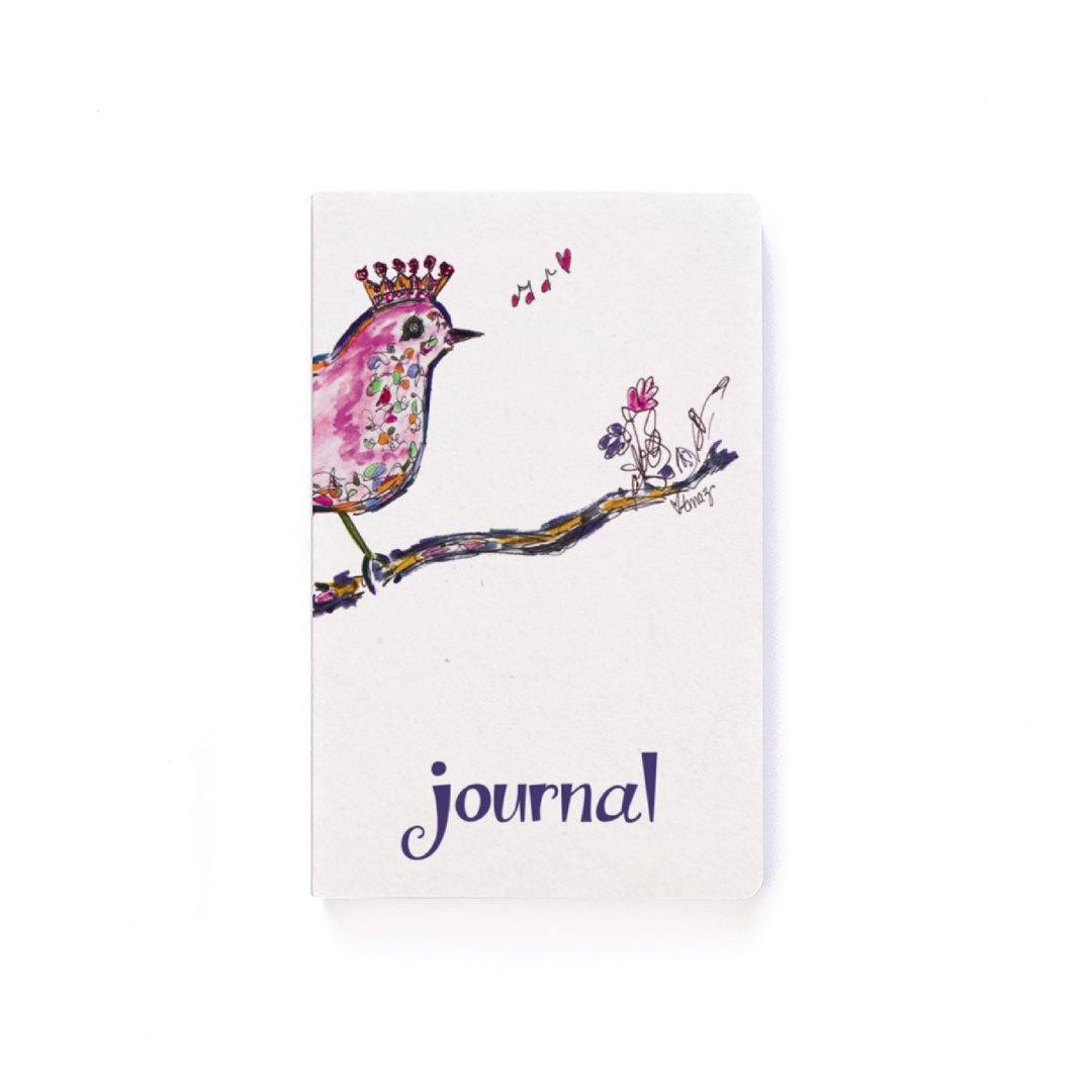 SAPPHIRE JOURNAL | 5.25"x8.25" Softcover | Lined | 144 pages journal TREES HAVE FEELINGS 