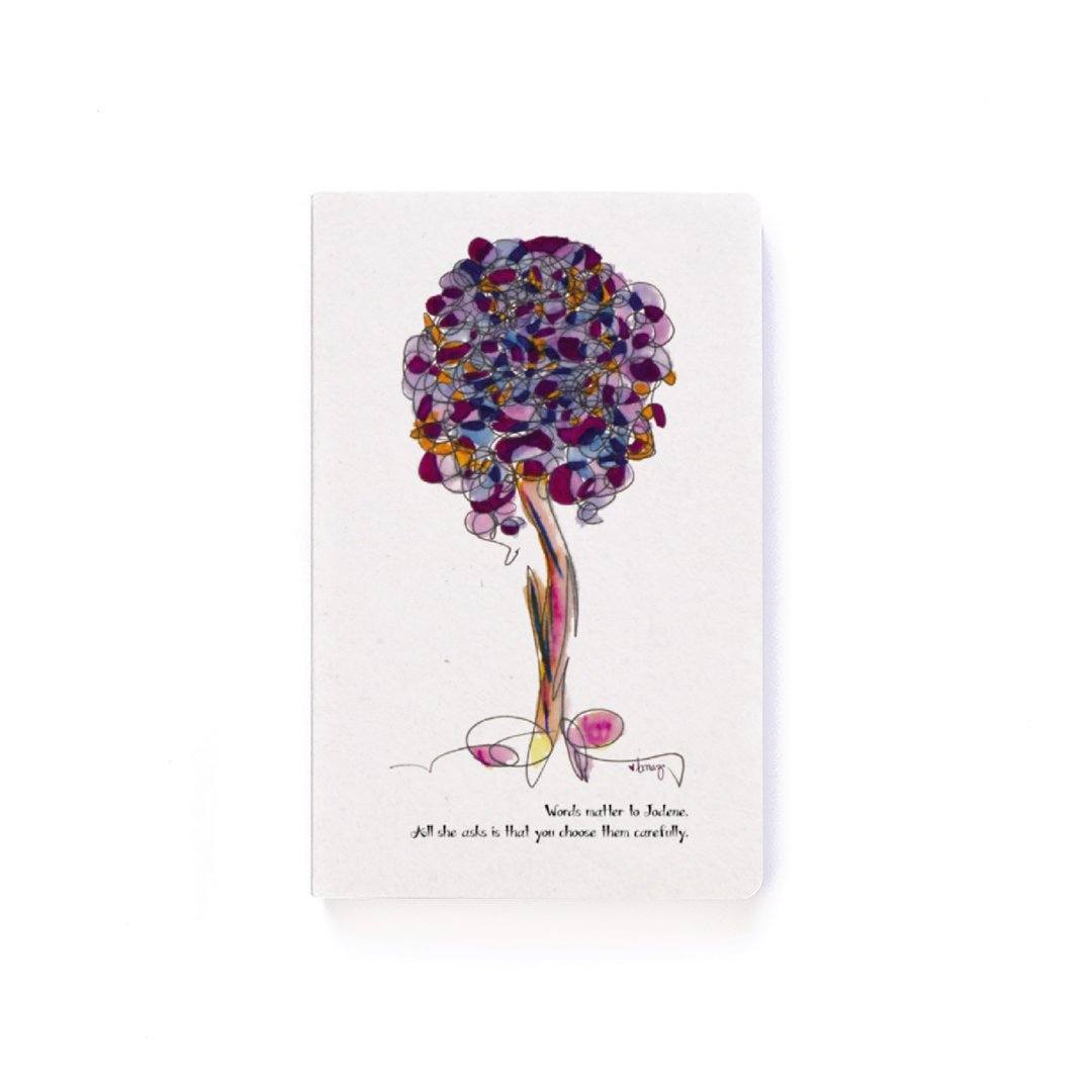 JODENE JOURNAL | 5.25"x8.25" Softcover | Lined | 144 pages journal TREES HAVE FEELINGS 