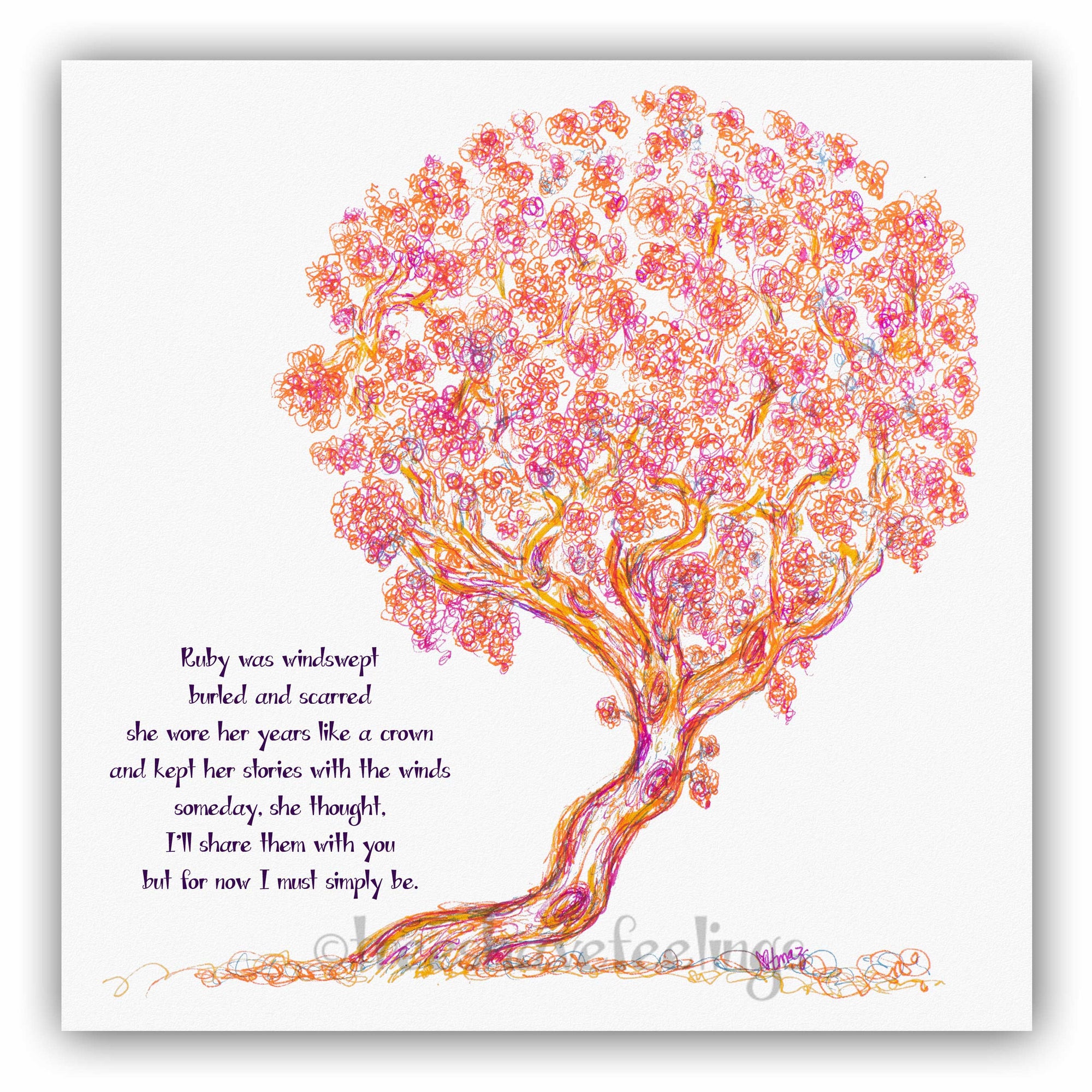 RUBY | Giclée Print Print TREES HAVE FEELINGS 