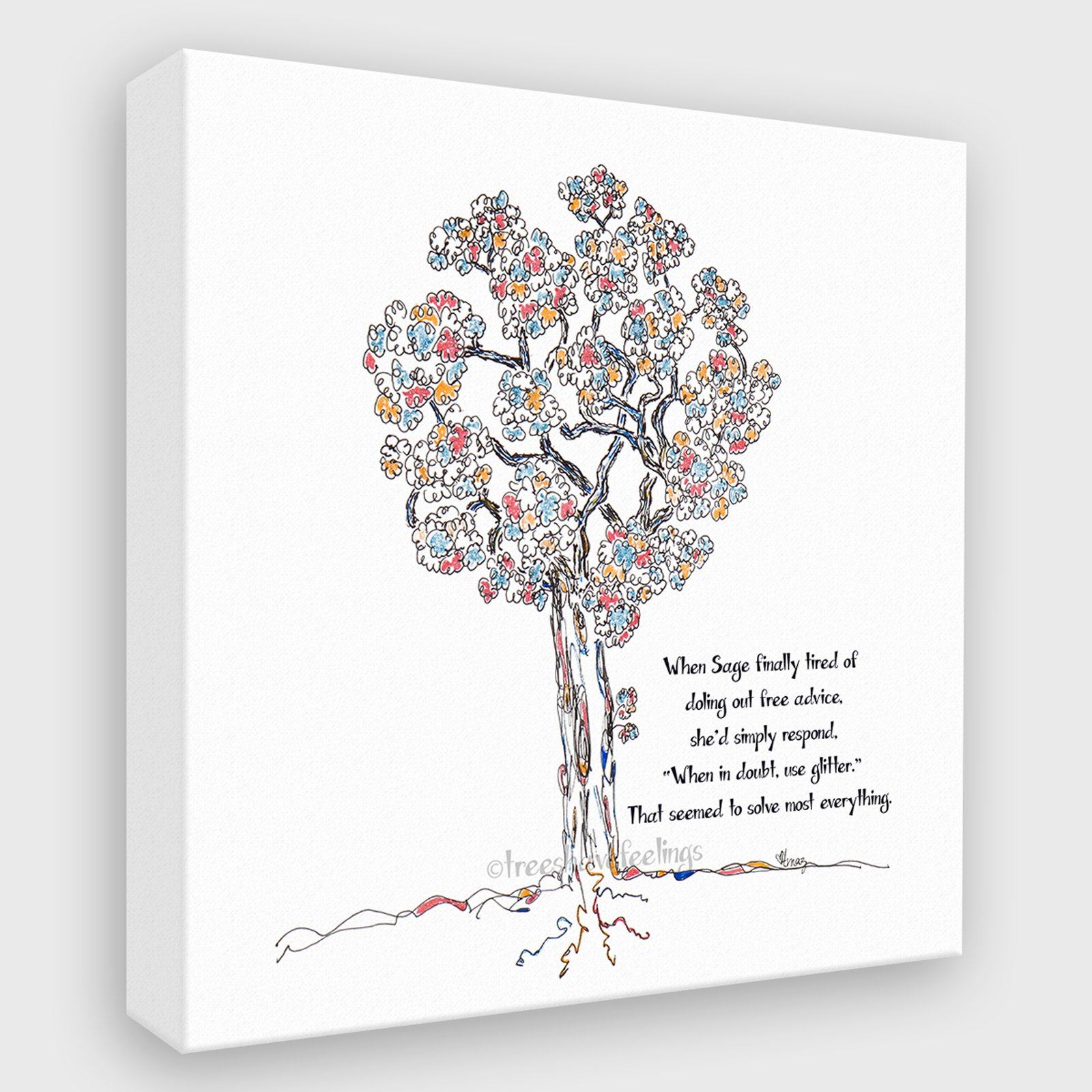 SAGE | Canvas Canvas TREES HAVE FEELINGS 