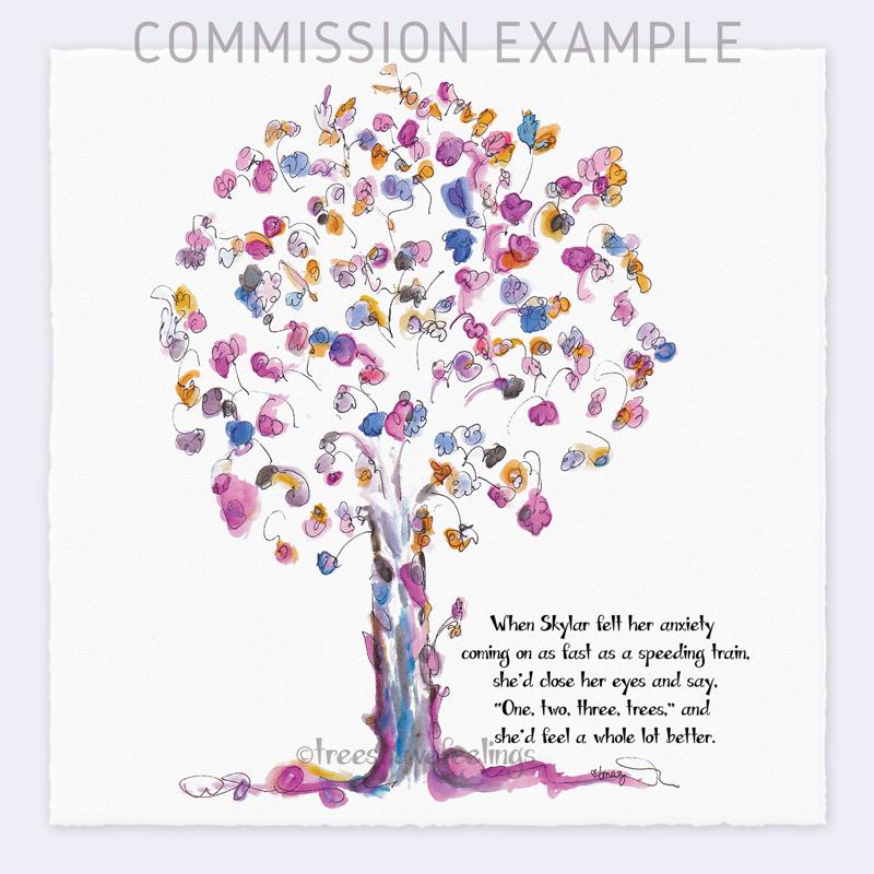 SKYLAR Commission TREES HAVE FEELINGS 