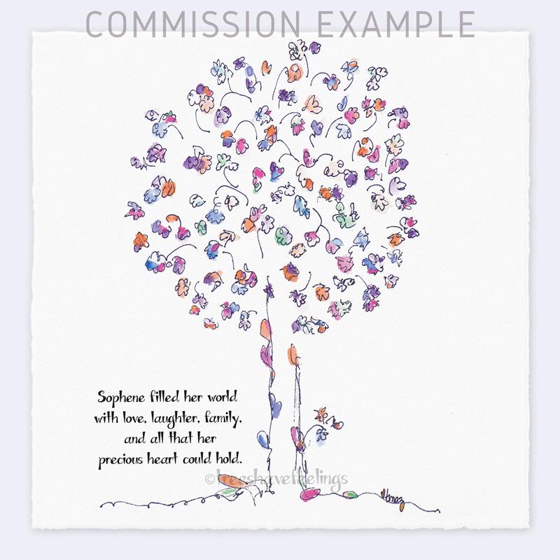 SOPHENE Commission TREES HAVE FEELINGS 