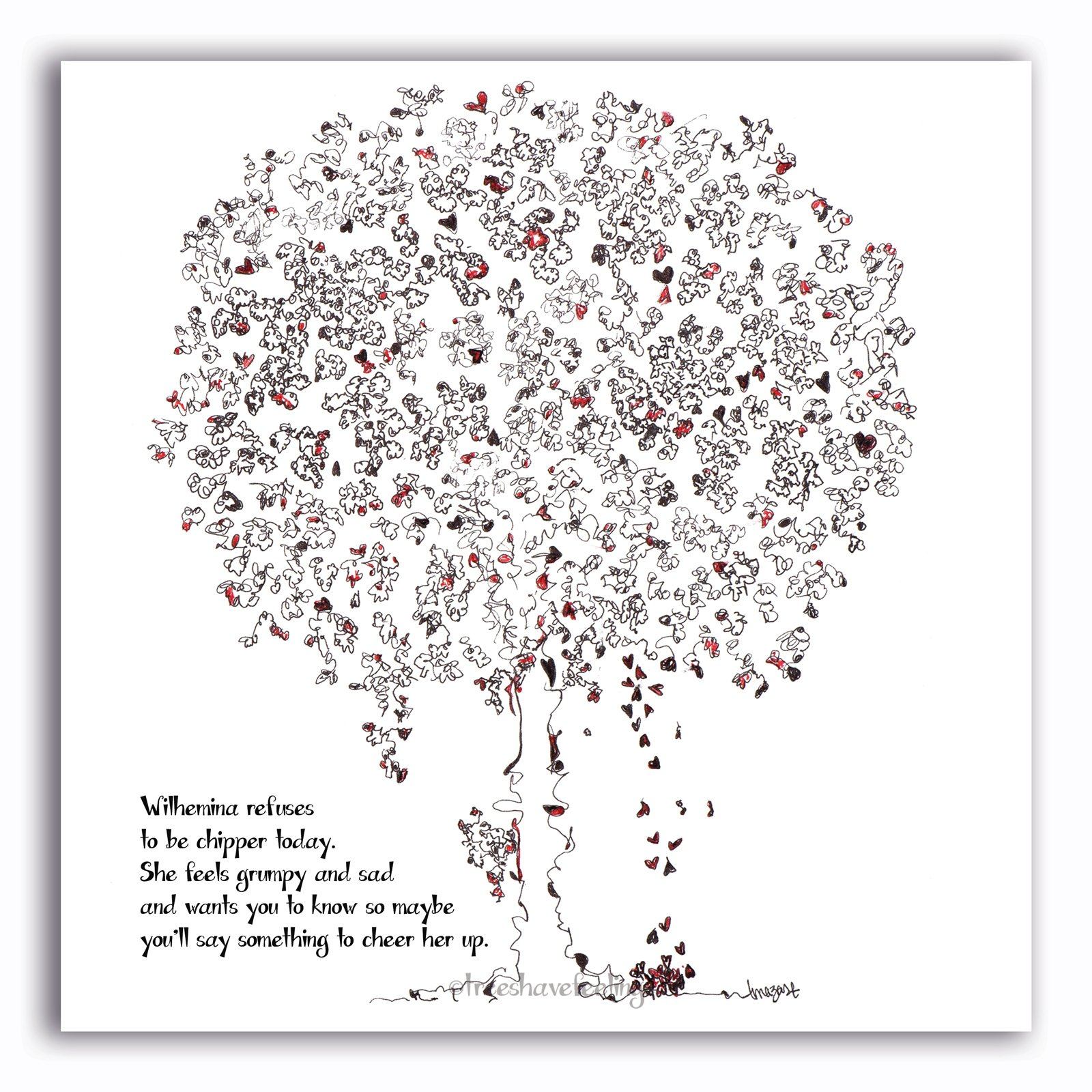 WILHEMINA | Giclée Print Print TREES HAVE FEELINGS 